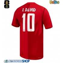 Maglie da calcio Canada Jonathan David #10 Prima Maglia Mondiali 2026  Manica Corta